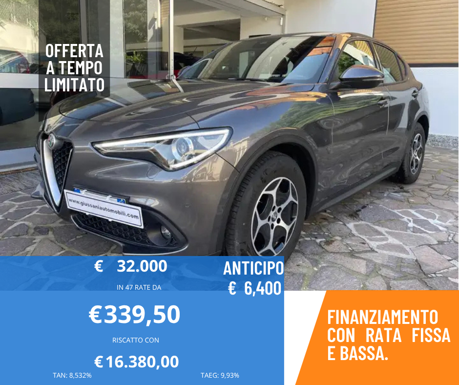Alfa Romeo Stelvio – SUV Sportivo di Lusso con Finanziamento Personalizzato | Obacar Termoli