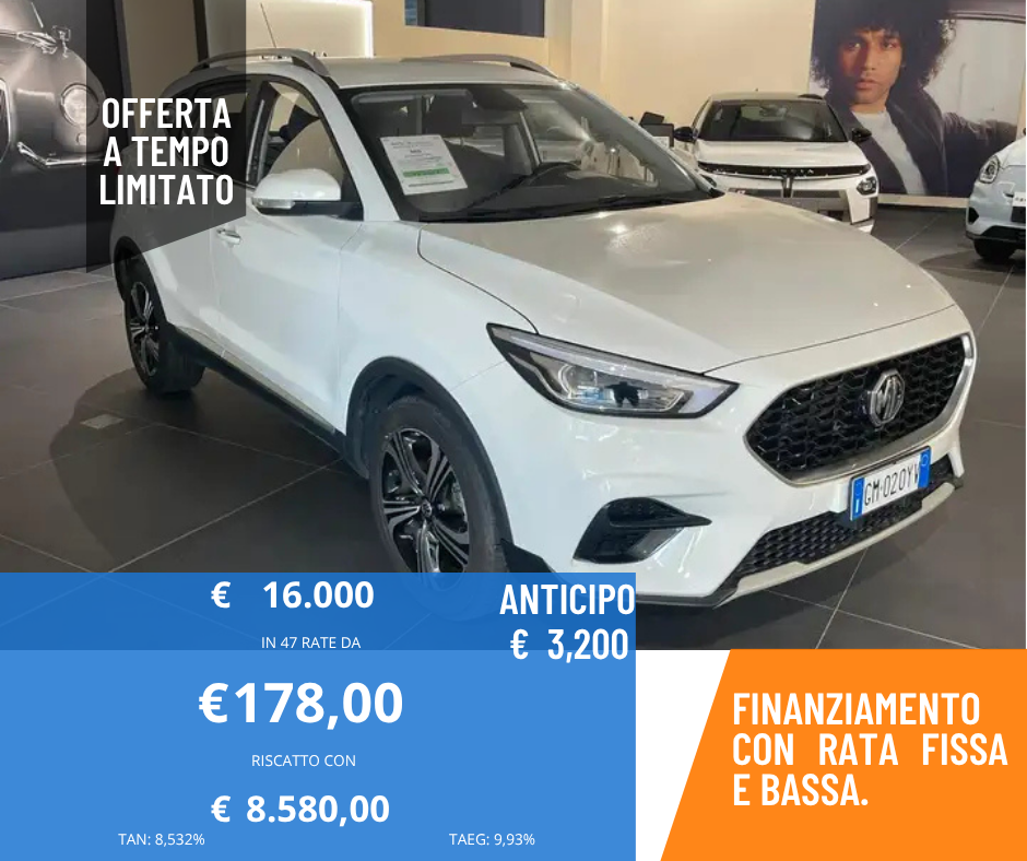 MG ZS – SUV Compatto Elettrico e Tecnologico | Obacar Termoli