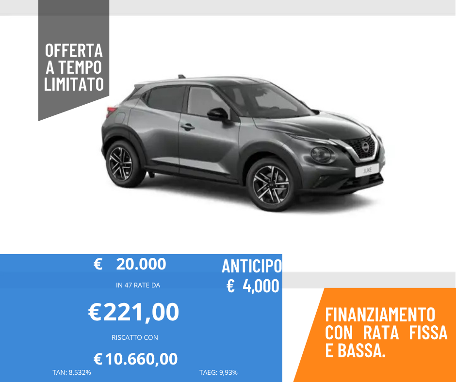 Nissan Juke – SUV Compatto, Sportivo e Tecnologico | Obacar Termoli