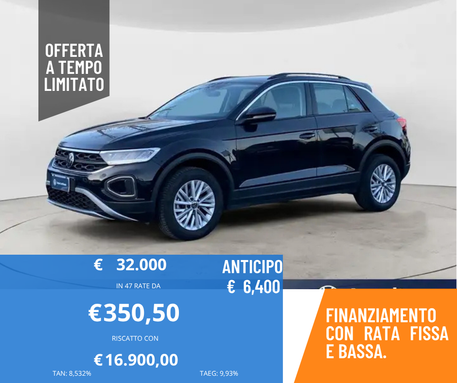 Volkswagen T-Roc – SUV Compatto, Sicuro e Tecnologico | Obacar Termoli