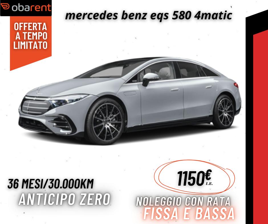 Mercedes-Benz EQS 580 4MATIC – Berlina Elettrica di Lusso | Noleggio