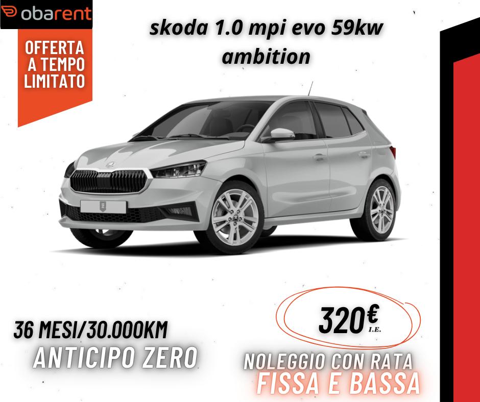 Skoda 1.0 EVO – Auto Compatta ed Efficiente | Noleggio