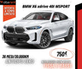 BMW X6 40d M Sport – SUV Sportivo Premium | Noleggio